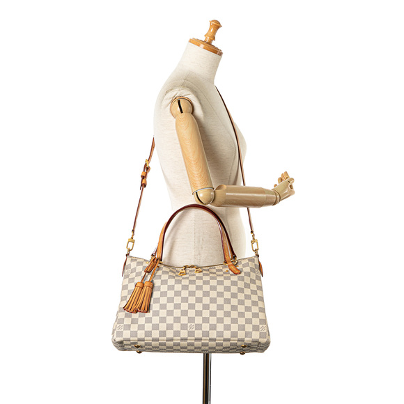 LOUIS VUITTON Damier Azur Lymington Satchel - Picture 12 of 13